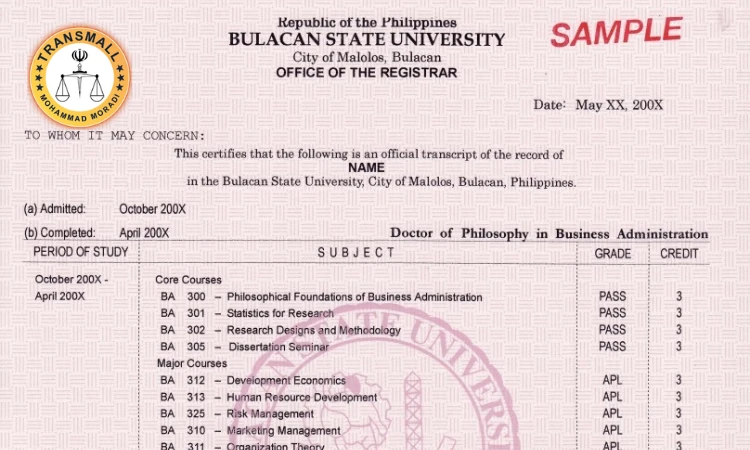 ترجمه رسمی ریزنمرات + نکات مهم، هزینه، زمان و تاییدات