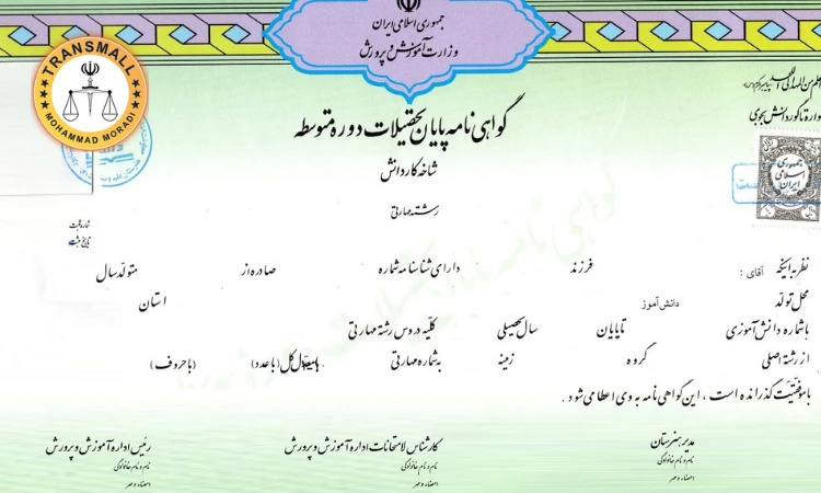 ترجمه رسمی مدارک تحصیلی و دانشگاهی: آنلاین و فوری