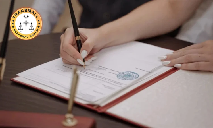 ترجمه رسمی سند ازدواج و قباله: خدمات آنلاین و فوری برای سفارت